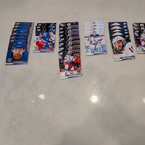 2023-24 Upper Deck Series 2 Hockey Cards New York Rangers - Picture 1 of 2